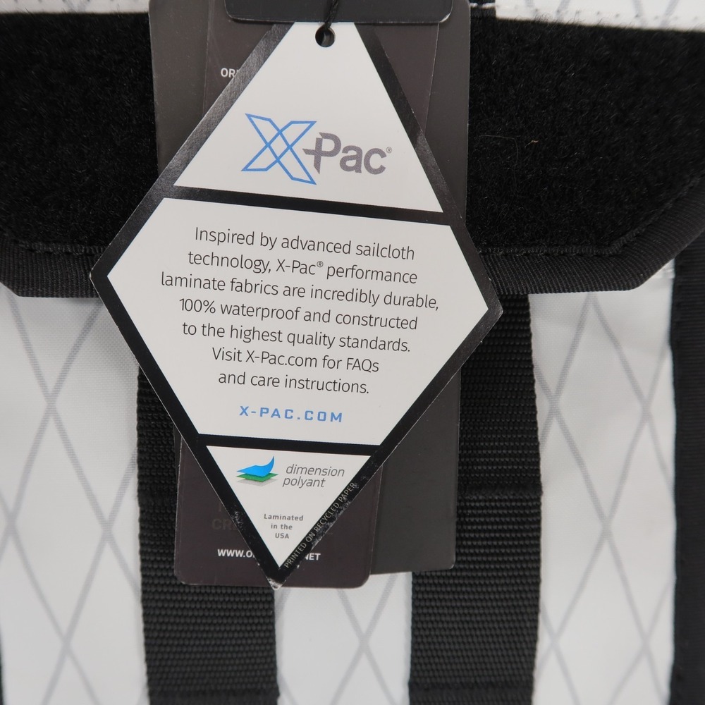 Orbitgear MODF12 Mag WH Pouch White Grid X Pac Waterproof Techwear Modular - Picture 4 of 11